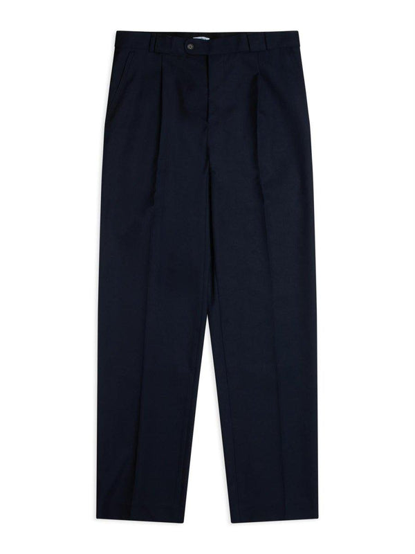 Woodbirds Ben Suit Pant - Dark Blue. Køb bukser her.