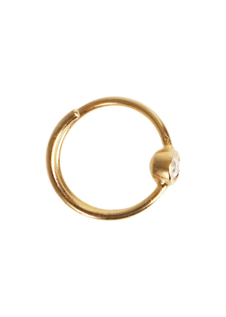 Big Dot Curl Earring Right Gol - Gold Jewellery704_1174_GOLD_RIGHT5712778014008- Butler Loftet