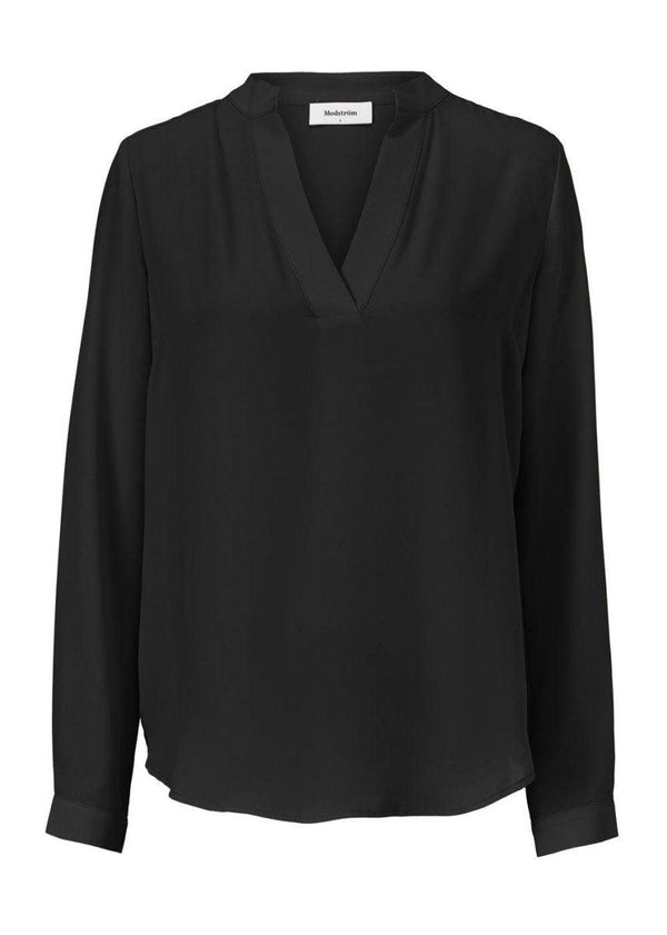 Modströms Billie shirt - Black. Køb blouses her.