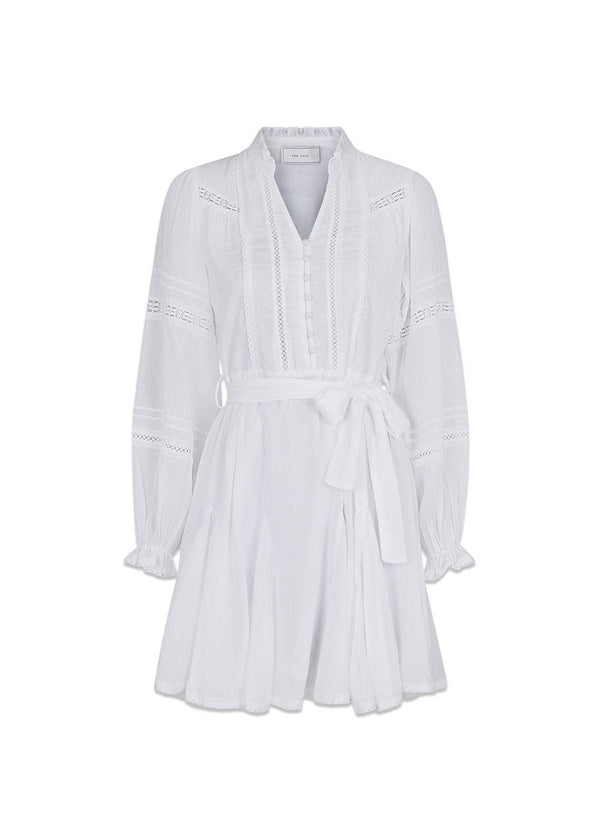 Neo Noirs Birgitte S Voile dress - White. Køb kjoler her.