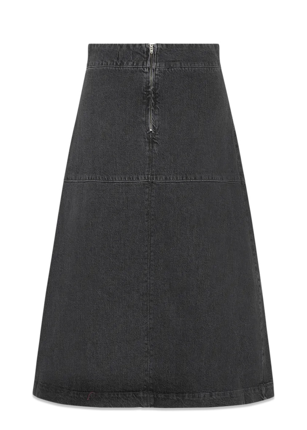 Black Denim Lunar Skirt - Black-Skirts-Mads Nørgaard-Butler Loftet