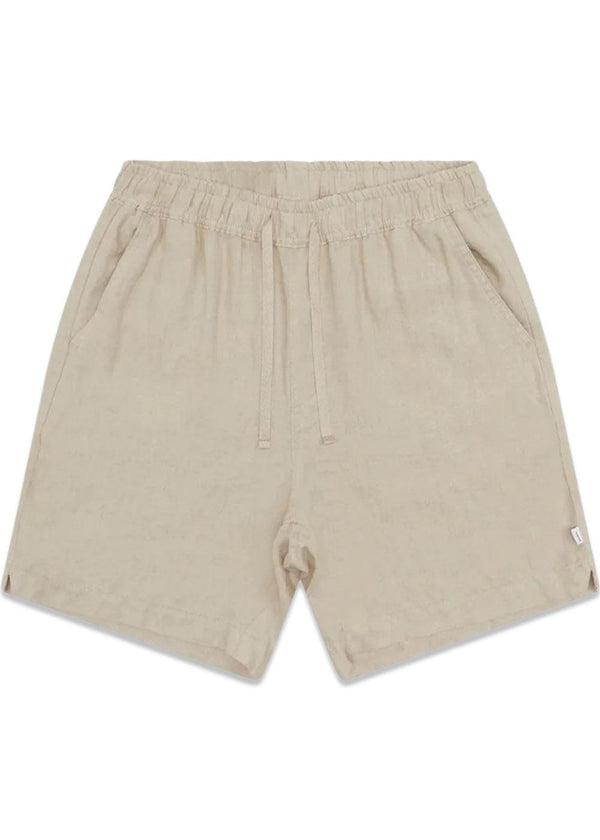 Woodbirds Bommy Linen Shorts - Sand. Køb shorts her.