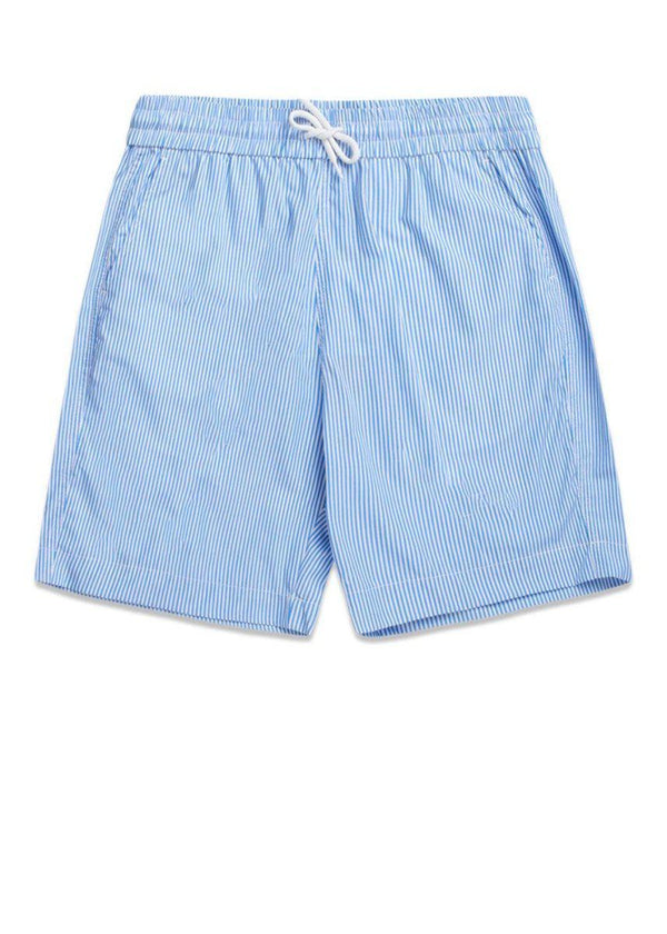 Woodbirds Bommy Milk Shorts - Light Blue. Køb shorts her.