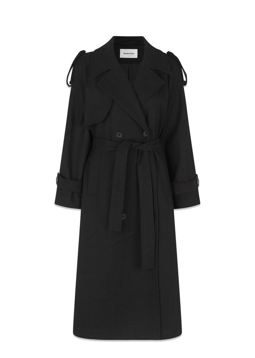 Modströms BorakMD coat - Black. Køb frakker her.