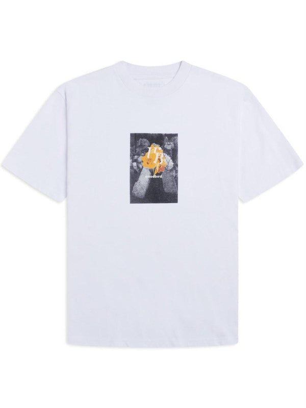 Woodbirds Bose Flowland Tee - White. Køb t-shirts her.