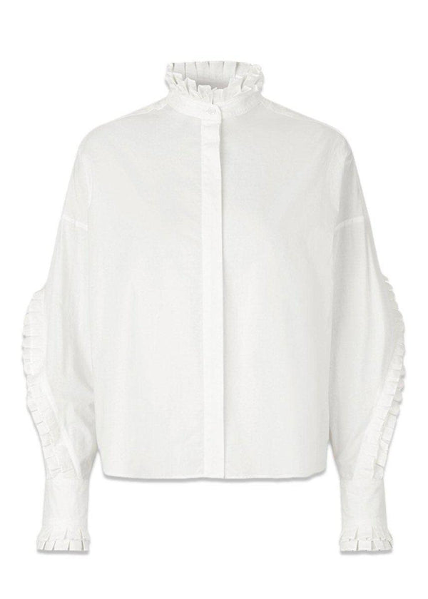 The Garments Boston Pleat Shirt - Cream. Køb blouses her.