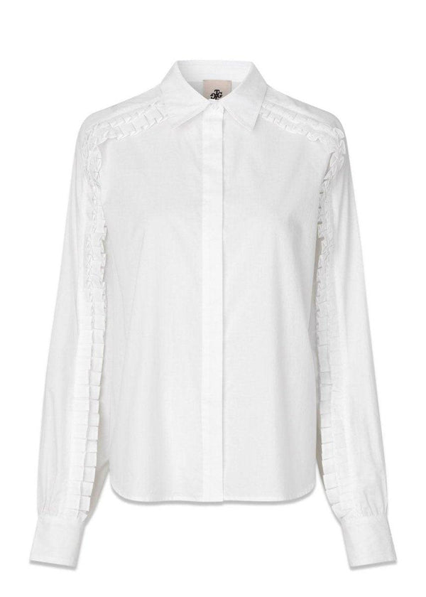 The Garments Boston Sleeve Shirt - Cream. Køb blouses her.