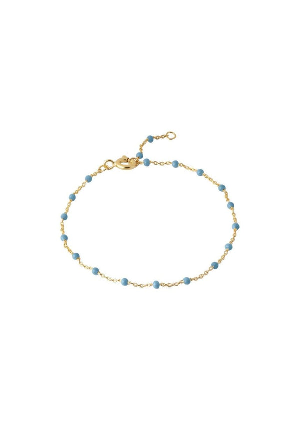 ENAMEL Copenhagens Bracelet, Lola - Blue. Køb accessories her.