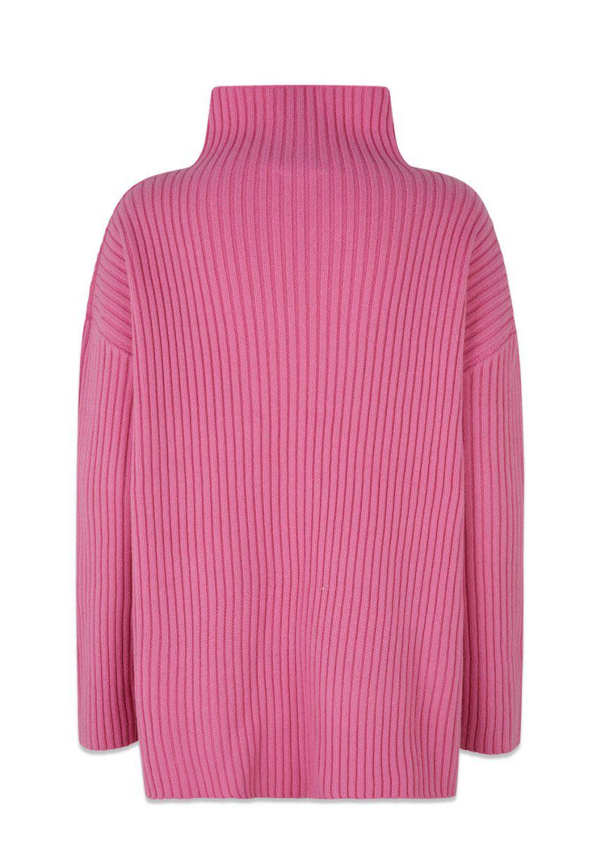 BradleyMD t-neck - Cosmos Pink Knitwear100_56643_CosmosPink_XS5714980204376- Butler Loftet