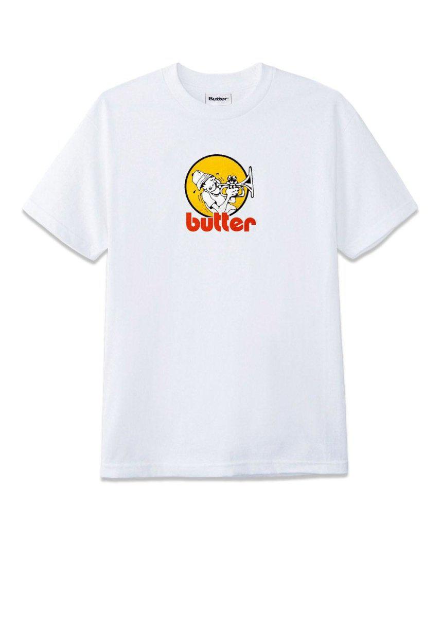 Butter Goods' Brass Tee - White. Køb t-shirts her.