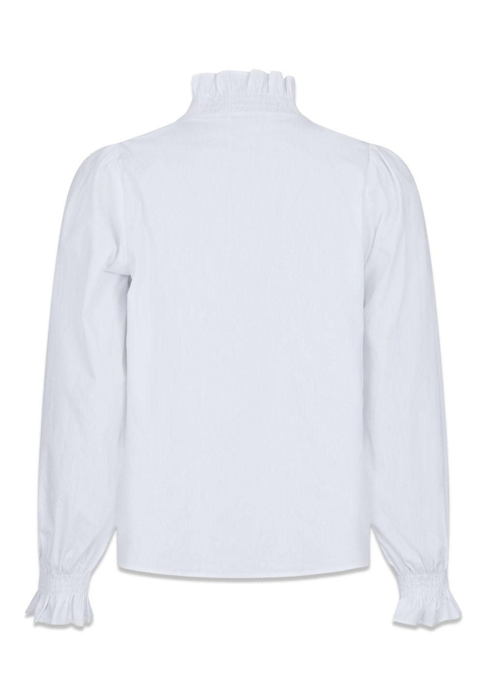 Brielle Solid Shirt - White