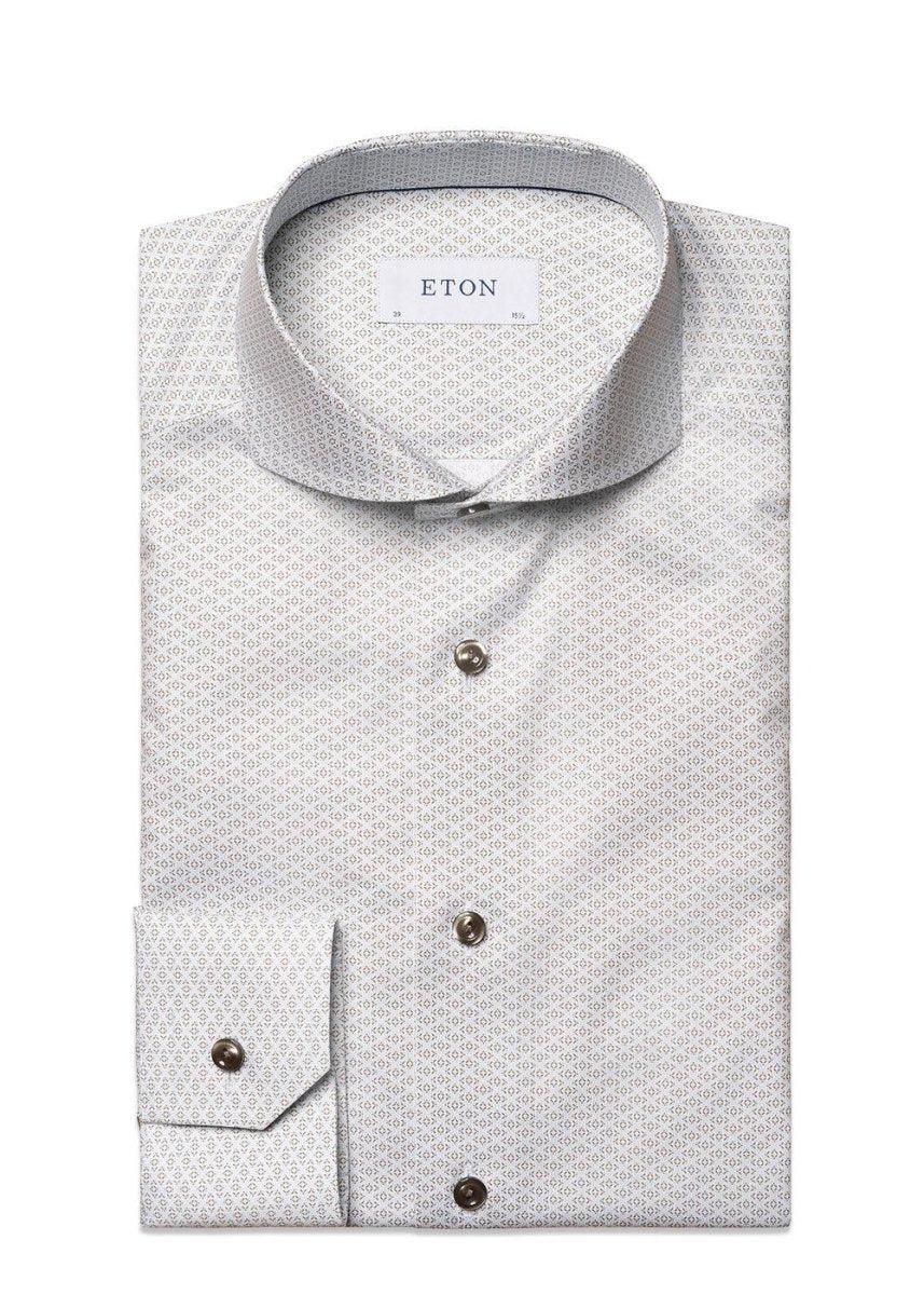 Etons Buisness Slim Shirt - Beige. Køb shirts her.