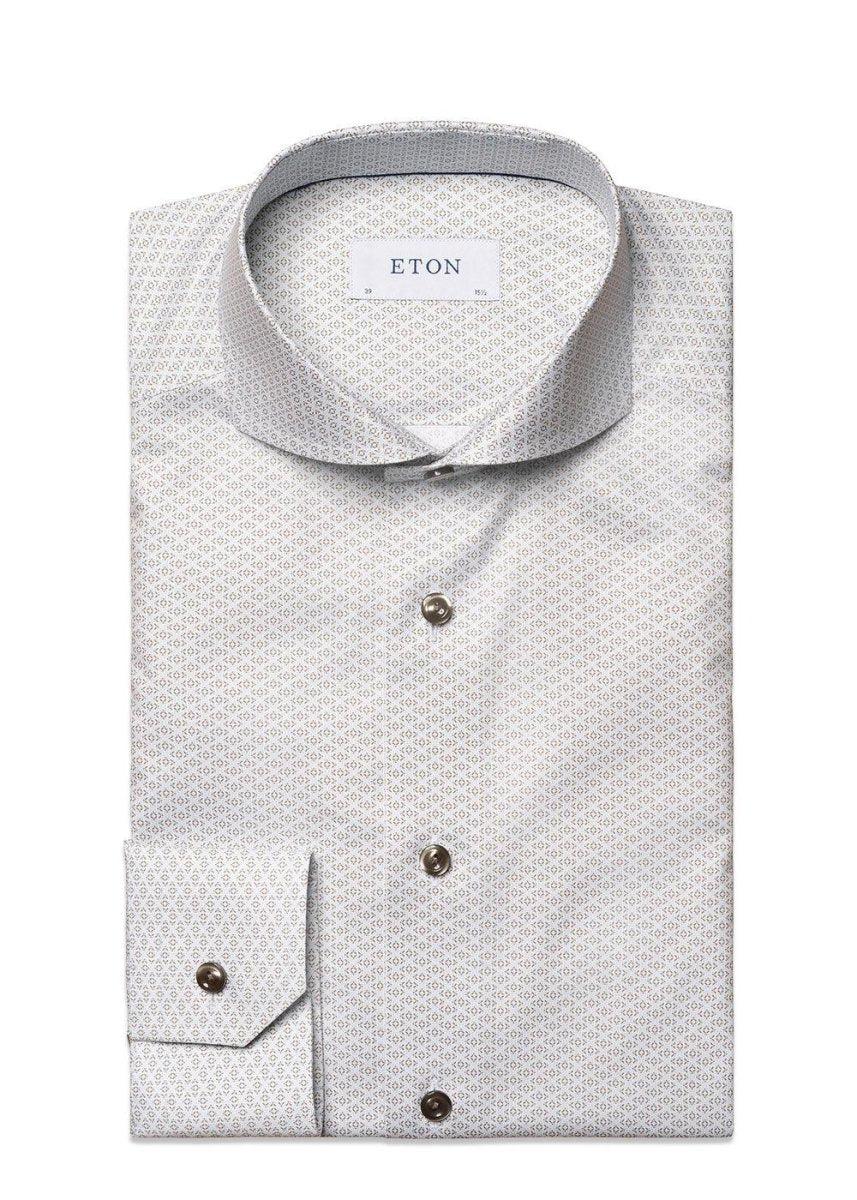 Etons Buisness Slim Shirt - Beige. Køb shirts her.