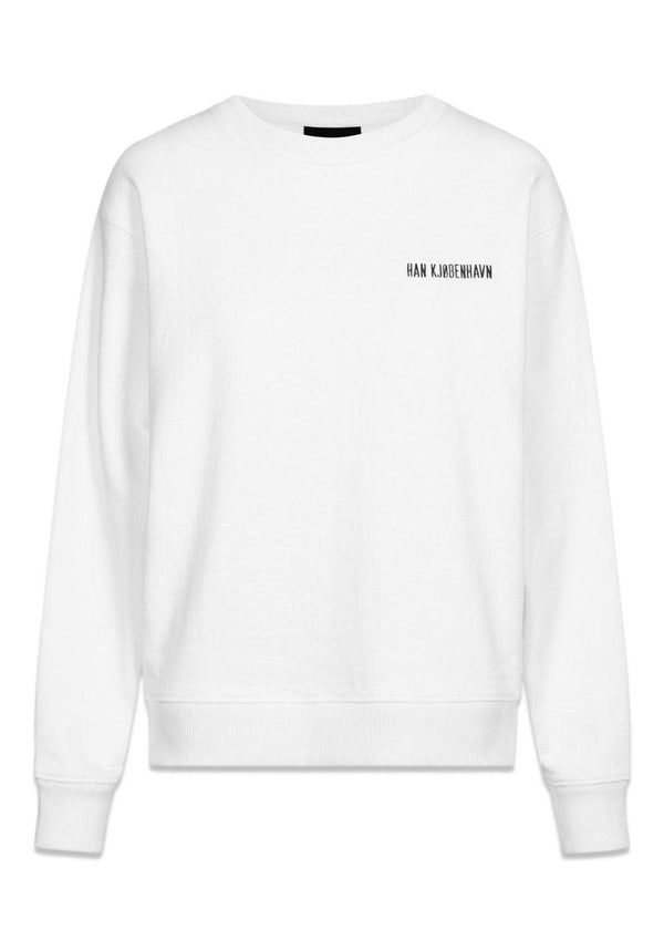 Han Kjøbenhavns Bulky Crew - White Logo. Køb sweatshirts her.