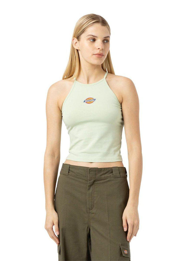 Dickies' CHAIN LAKE VEST W - Celadon Green. Køb t-shirts her.