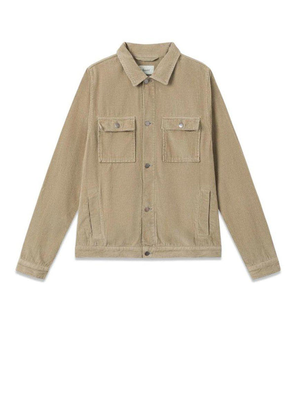 Foréts CLUSTER CORDUROY JACKET - Khaki. Køb overtøj her.