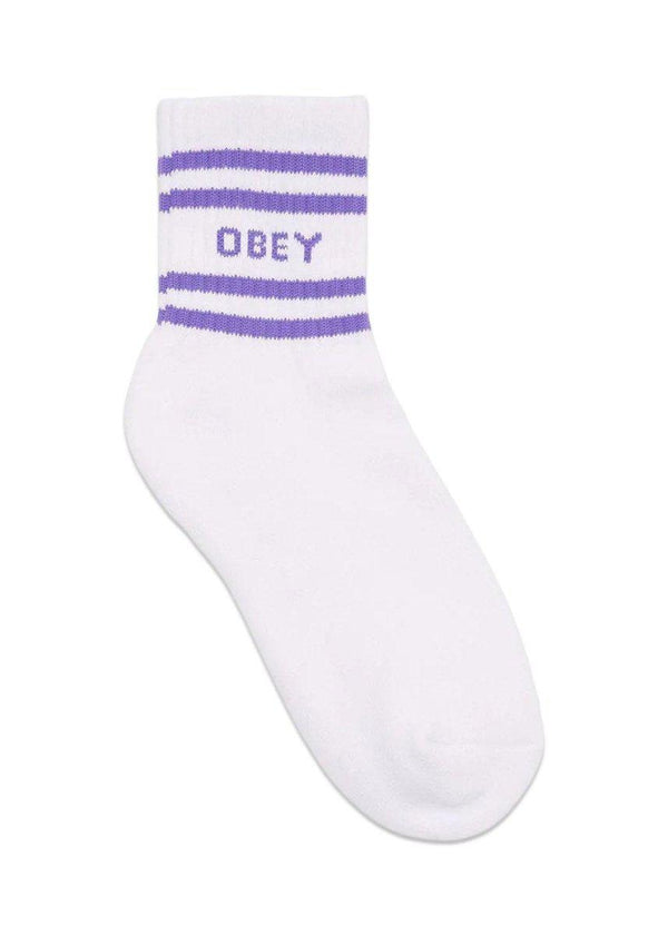 OBEY's COOP SOCK - White/Digital Violet. Køb socks/stockings her.