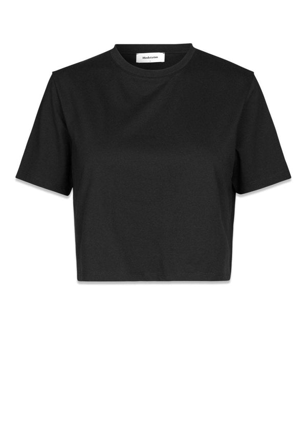 Modströms CadakMD crop t-shirt - Black. Køb t-shirts her.