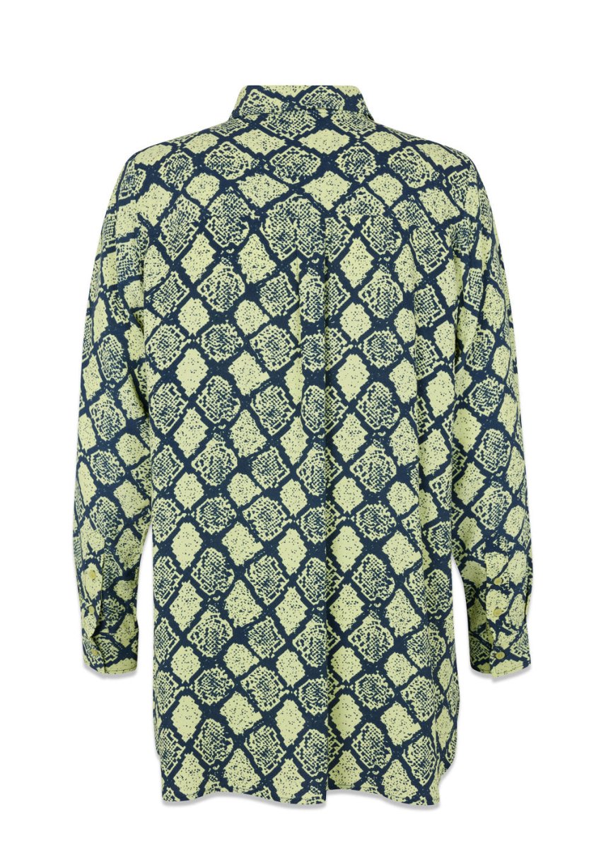 CamilaMD print shirt - Yellow Snake Shirts100_56871_YellowSnake_XS5714980223384- Butler Loftet