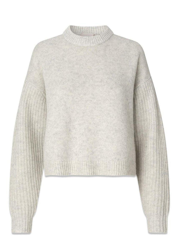 The Garments Canada Two-Side Knit - Oatmeal. Køb strik her.