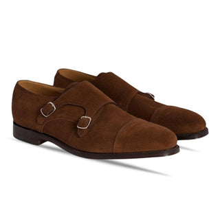 Loakes Cannon Double Monkstraps - Polo Suede. Køb business sko her.