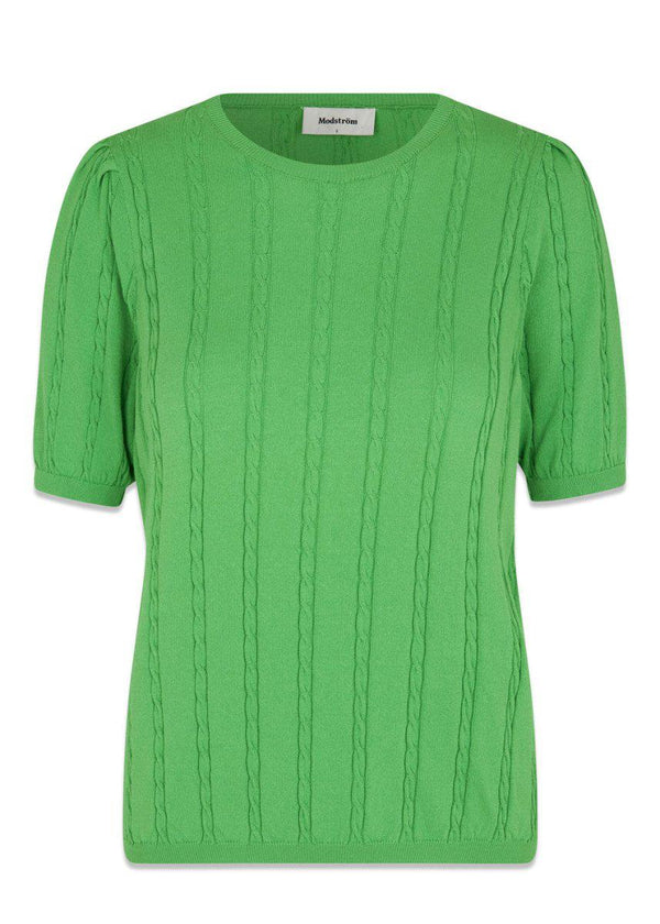 Modströms CarltonMD o-neck - Classic Green. Køb strik her.