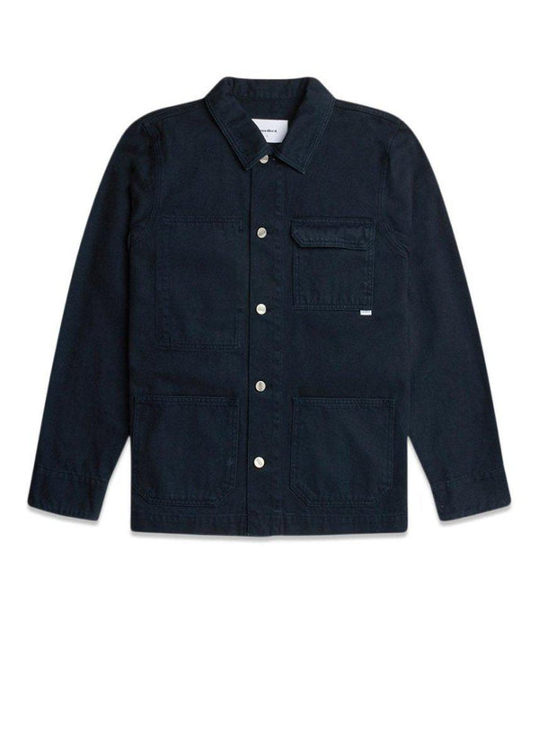 Woodbirds Case Twill Jacket - Navy. Køb denimjakker her.