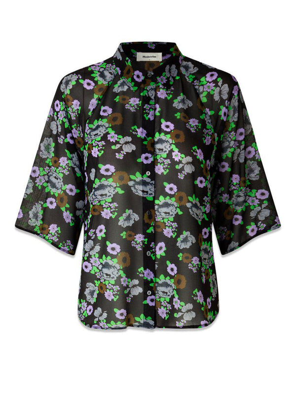 Modströms CasyMD print shirt - Big Multi Flower. Køb shirts her.