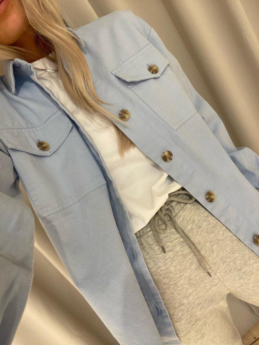 Catalina shirt - Chambray Blue Blouses100_54949_CHAMBRAYBLUE_XS5714980048345- Butler Loftet