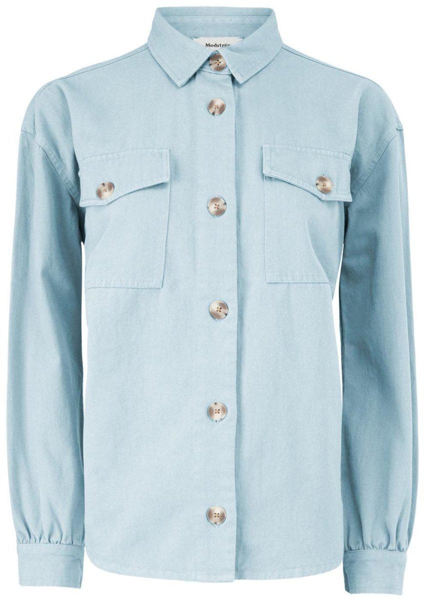 Modströms Catalina shirt - Chambray Blue. Køb blouses her.