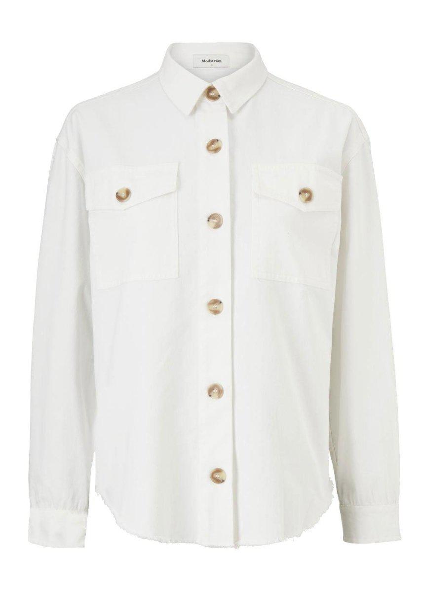 Modströms Catalina shirt - Off White. Køb blouses her.