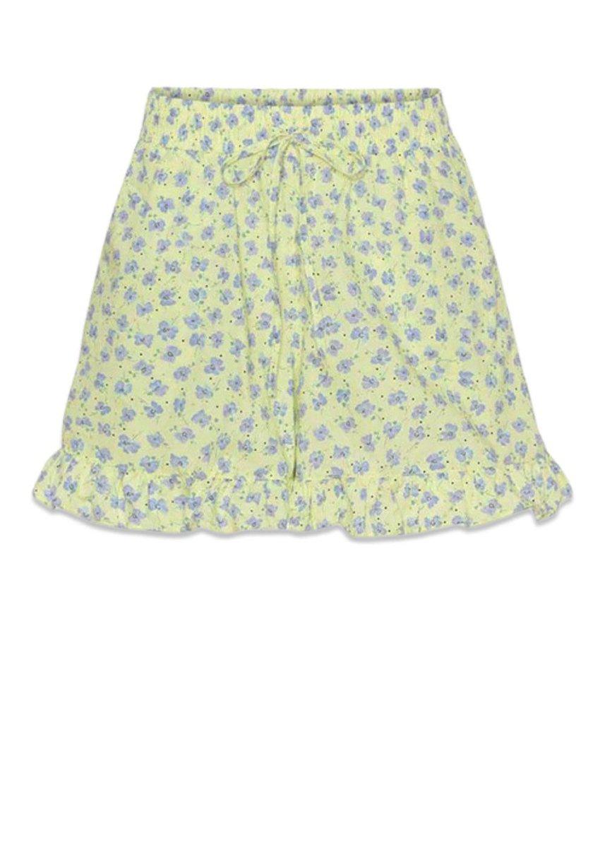 HUNKØN's Cecilia Shorts - Yellow Floral. Køb shorts her.