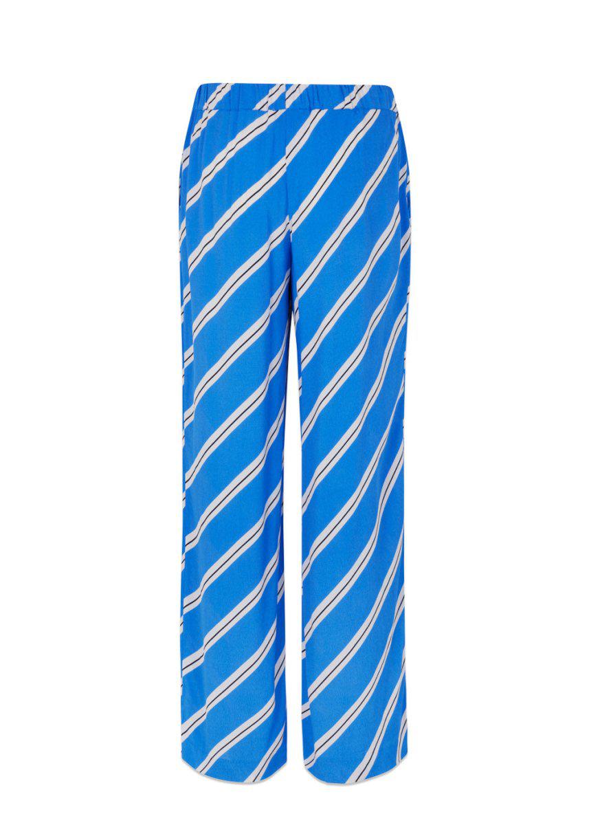 CenniMD print pants - Azure Stripe Pants100_56839_AzureStripe_XS5714980217185- Butler Loftet