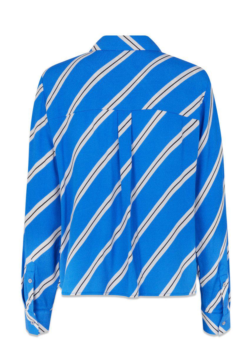 CenniMD print shirt - Azure Stripe Shirts100_56835_AzureStripe_XS5714980217109- Butler Loftet