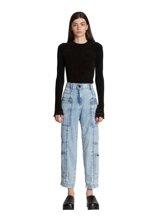 Proenza Schoulers Chambray Pocket Pant - Light Indigo. Køb bukser her.