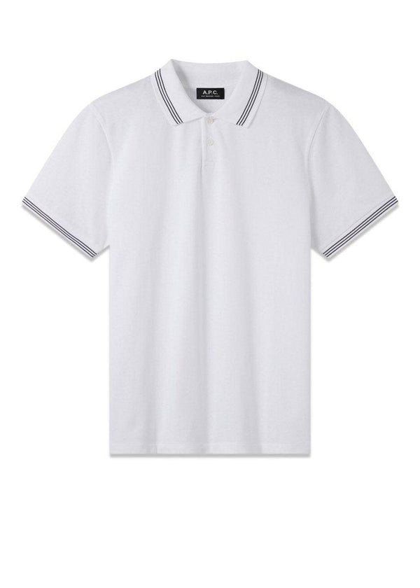 A.P.C's Charles Polo - White. Køb t-shirts her.