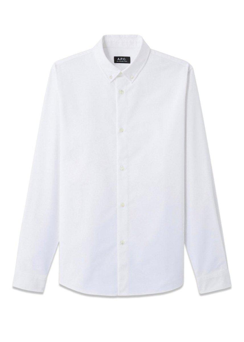 A.P.C's Chemise Button Down - White. Køb shirts her.