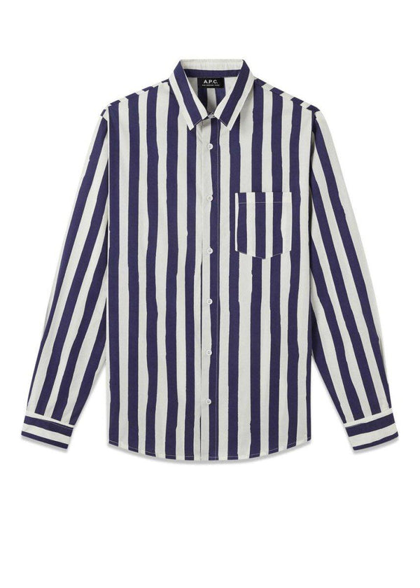 A.P.C's Chemise Mathieu - Bleu Fonce. Køb shirts her.