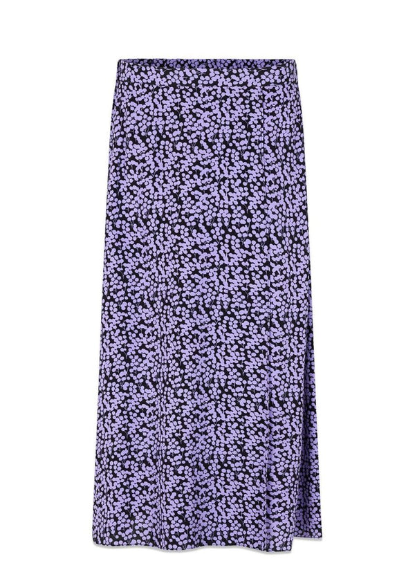 Modströms ChesliMD print skirt - Purple Flower Buds. Køb skirts her.