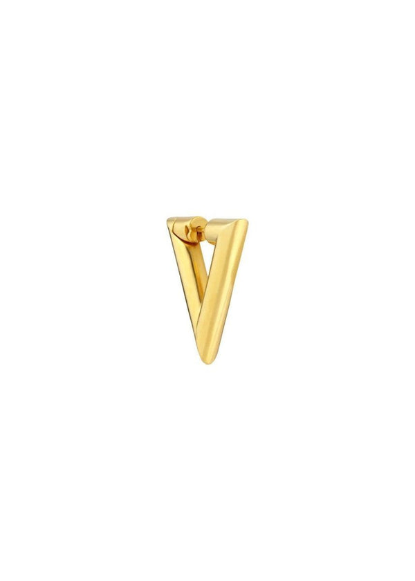 Jane Kønigs Chunky Bermuda Triangle, gold- - Gold. Køb øreringe her.