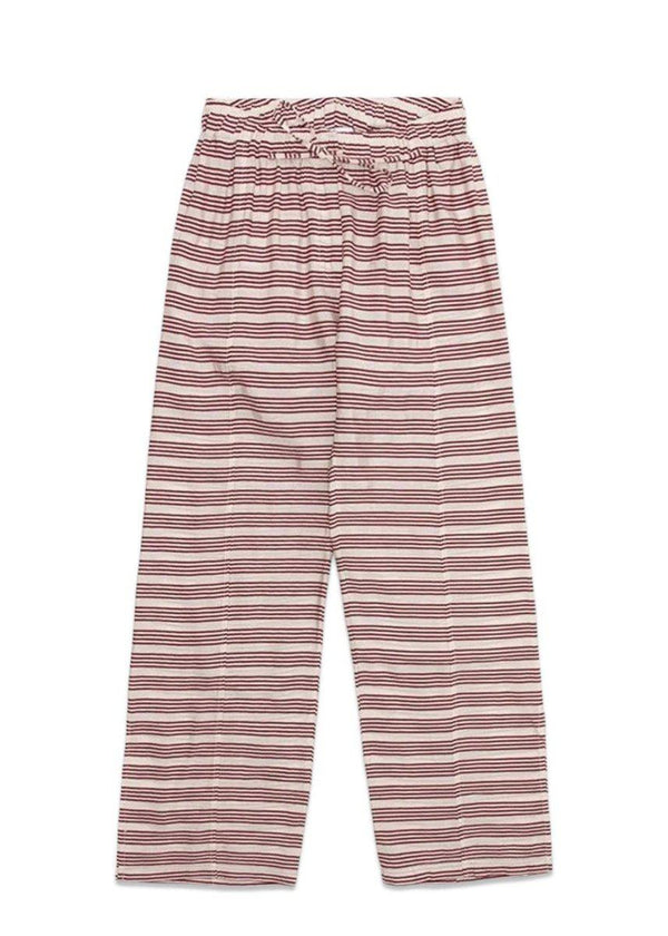 Soullands Cilra pants - White/Red Stripes. Køb bukser her.