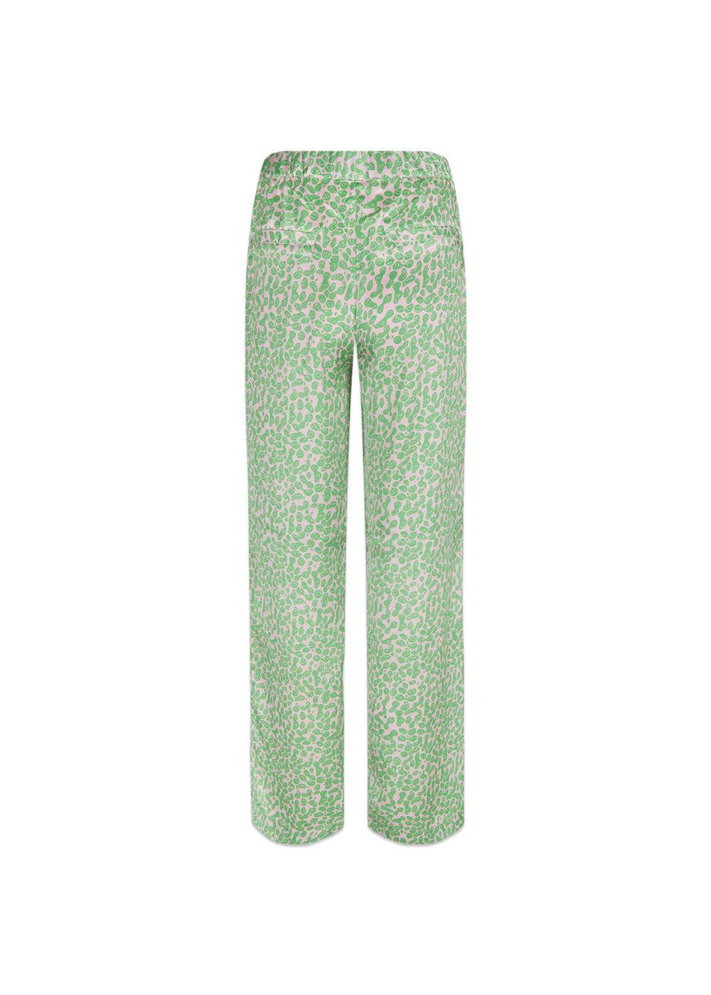 ClarkeMD print pants - Classic Green Smiley