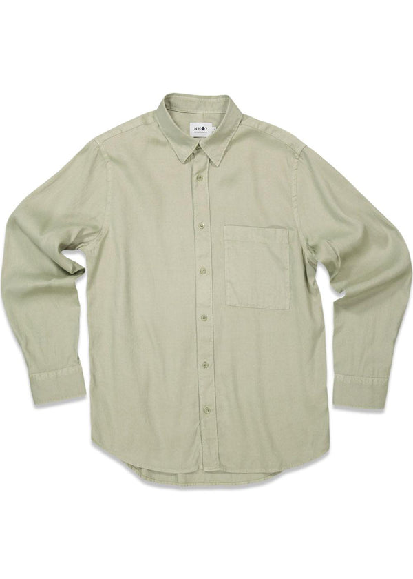 Nn. 07s Cohen Shirt 5404 - Pale Green. Køb shirts her.