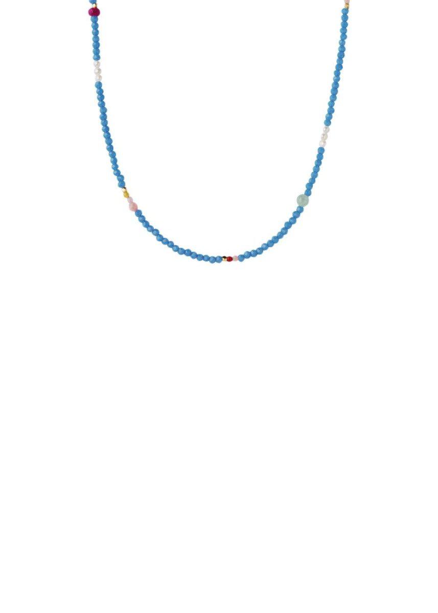 Stine A's Color Crush Necklace - Santorini Mix - Gold. Køb halskæder her.