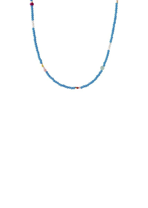 Stine A's Color Crush Necklace - Santorini Mix - Gold. Køb halskæder her.