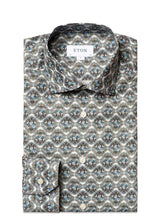 Etons Contemporary - Pattern - Blue. Køb shirts her.