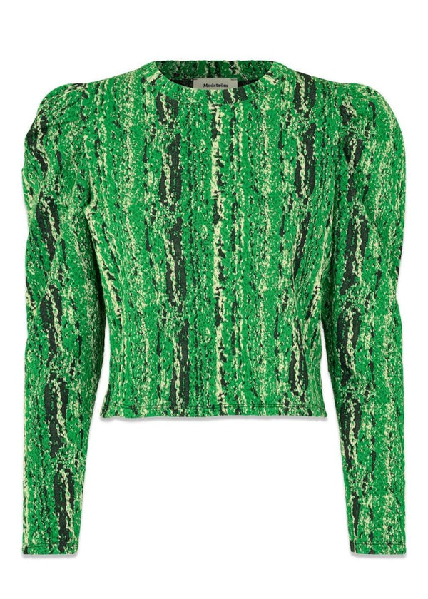 Modströms CorbyMD o-neck - Classic Green. Køb blouses her.
