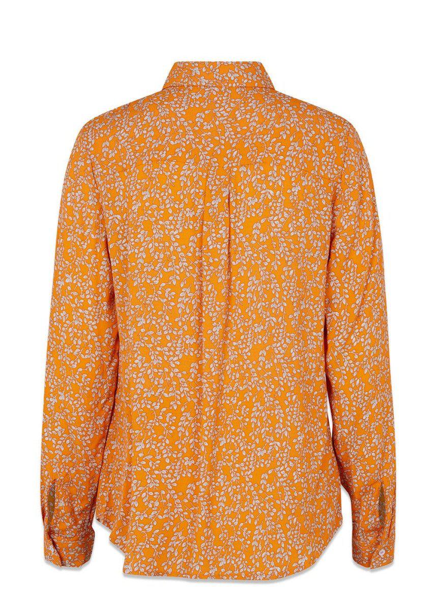 CorinnaMD print shirt - Vibrant Orange Flower Leaf Shirts100_56825_VibrantOrangeFlowerLeaf_XS5714980216751- Butler Loftet