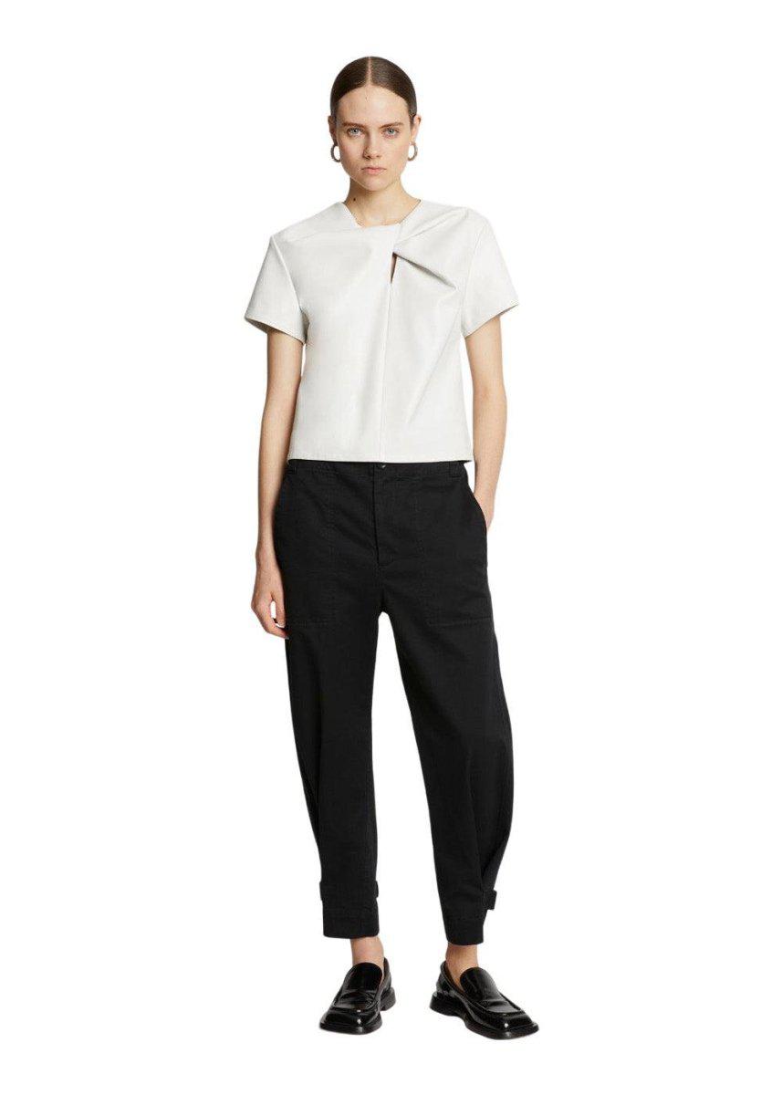 Cotton twill tapered pants - Black Pants842_WL2236124_black_xs888209492884- Butler Loftet