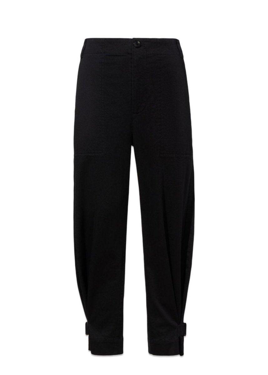 Proenza Schoulers Cotton twill tapered pants - Black. Køb bukser her.